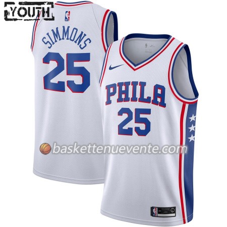 Maillot Basket Philadelphia 76ers Ben Simmons 25 2019-20 Nike Association Edition Swingman - Enfant